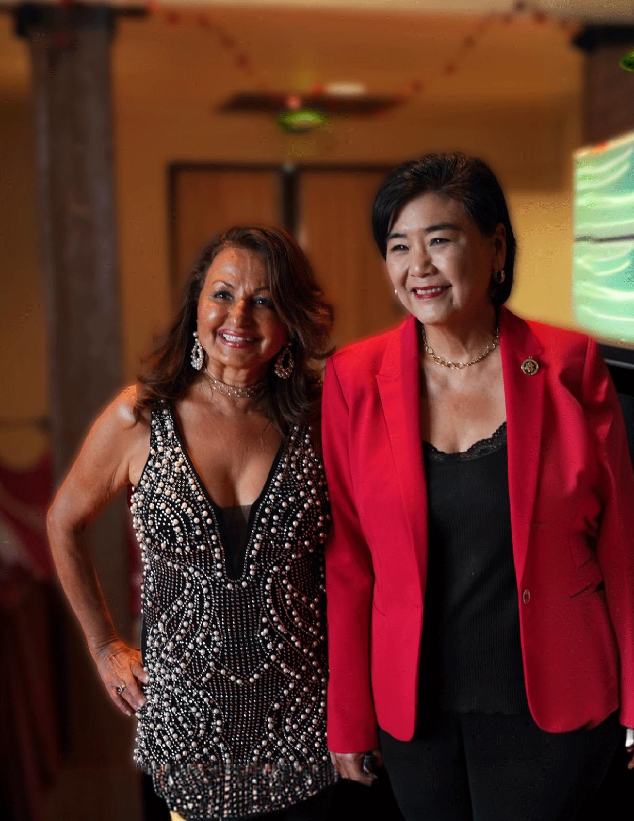 Azita Milanian receiving a Congressional Honor from US Congresswoman Judy Chu